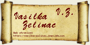 Vasilka Zelinac vizit kartica